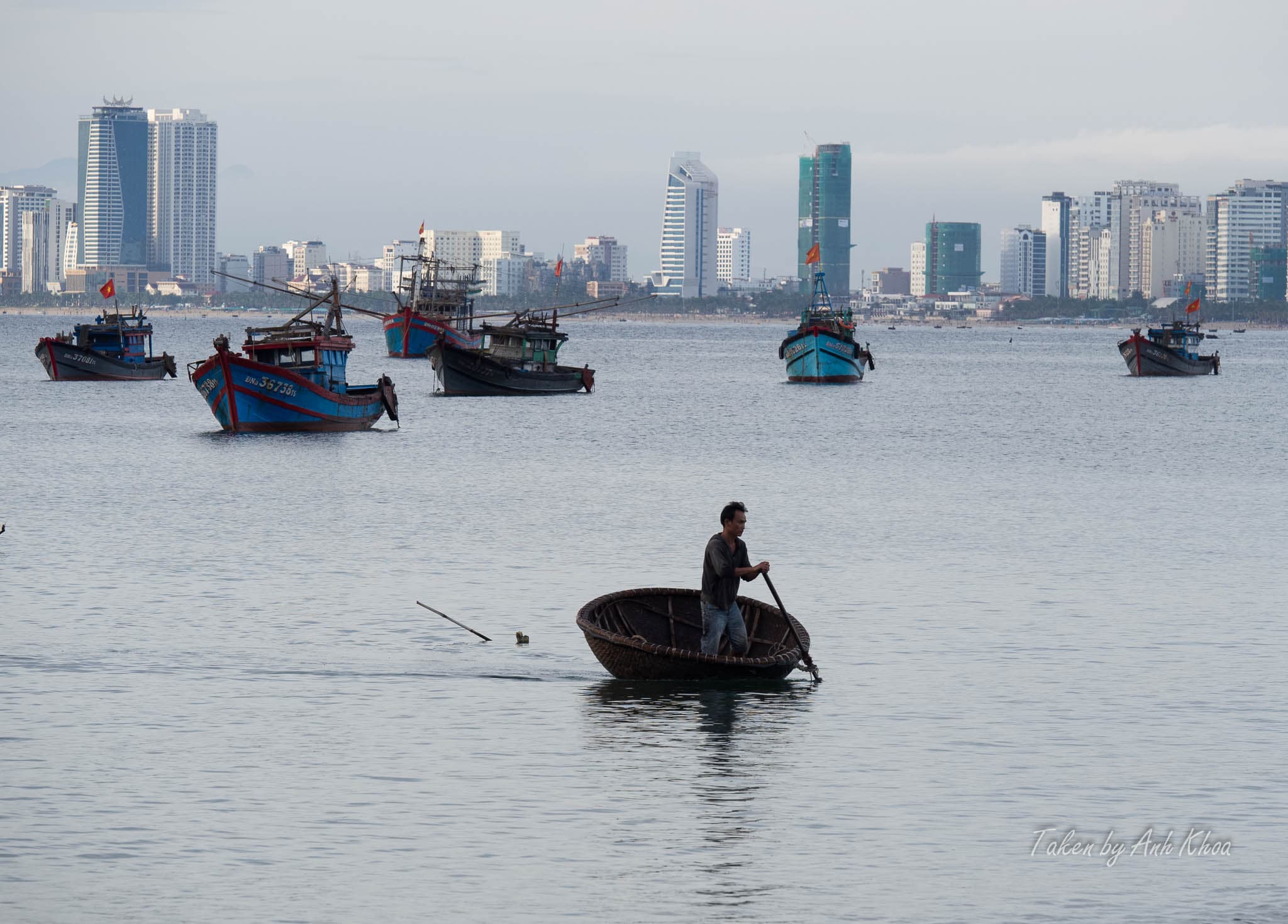 The Da Nang city skyline along the Han River, a top base for remote workers