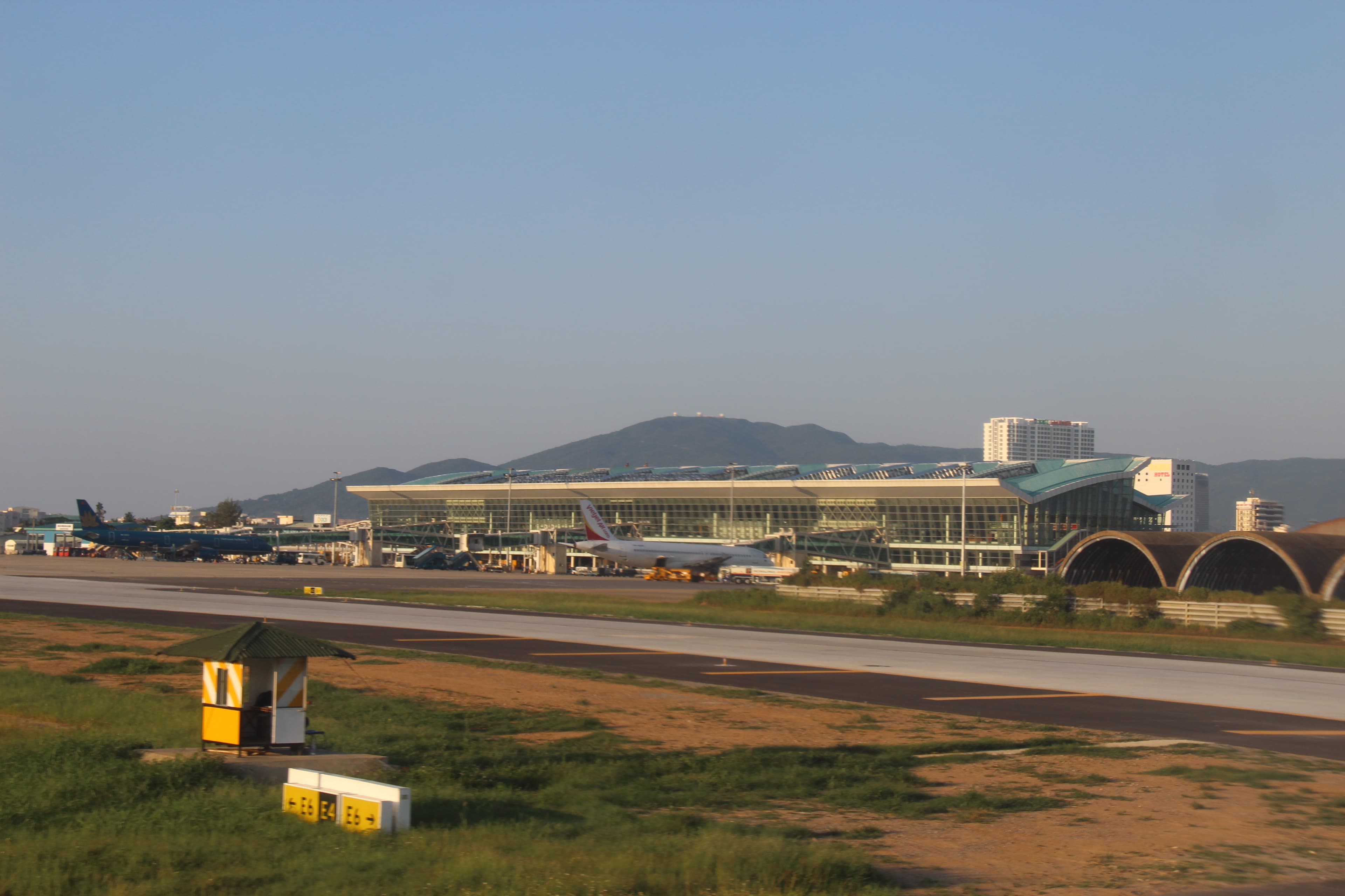 Da Nang International Airport terminal, the departure point for a fly-out visa run